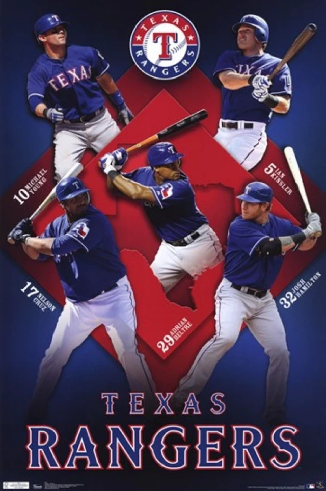 Alt view image 2 of 4 - Rangers Collage Poster Print - 24x36