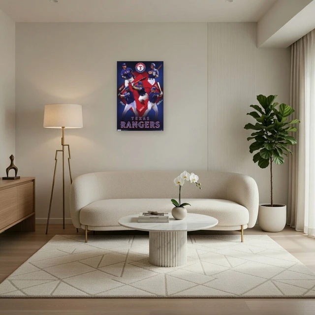 Alt view image 3 of 4 - Rangers Collage Poster Print - 24x36