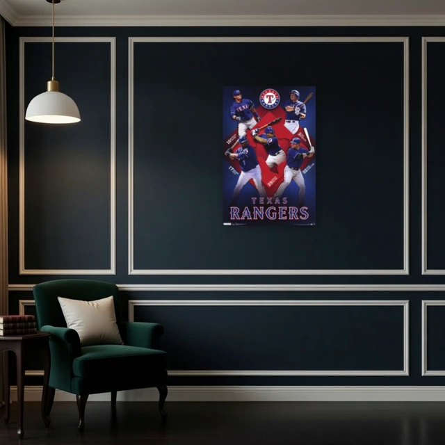 Alt view image 4 of 4 - Rangers Collage Poster Print - 24x36