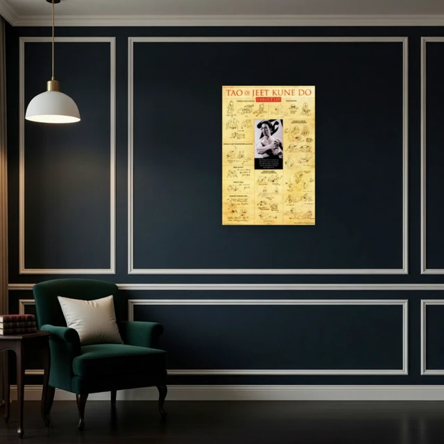 Alt view image 4 of 4 - Bruce Lee Tao of Jeet Kune Do Poster - 24x36
