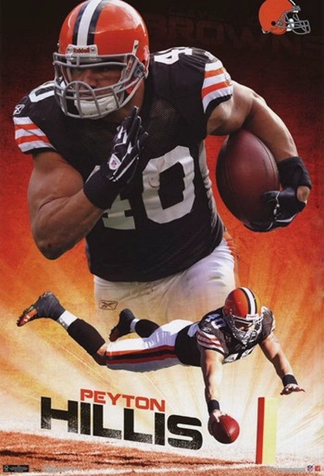 Main image of Cleveland Browns - Peyton Hillis 2011 Poster Print