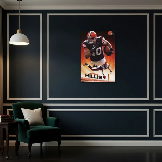 Alt view image 4 of 4 - Cleveland Browns - Peyton Hillis 2011 Poster Print