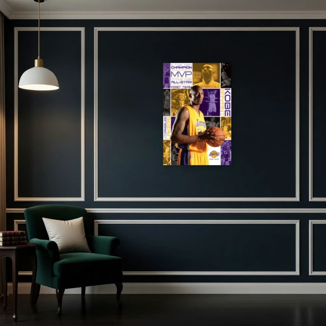 Alt view image 4 of 4 - Los Angeles Lakers Kobe Bryant Poster Print