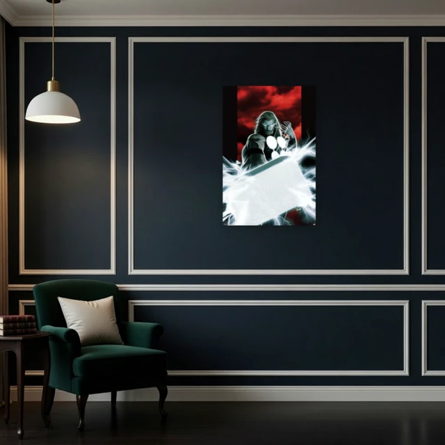 Alt view image 4 of 4 - Thor Mjolnir Poster Print - Epic Marvel Artwork