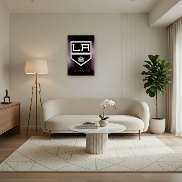 Alt view image 3 of 4 - LA Kings Logo Poster Print - 24x36
