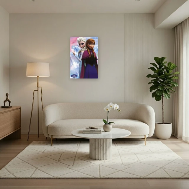 Alt view image 3 of 4 - Frozen Movie Poster Print - Anna & Elsa (24 x 36)