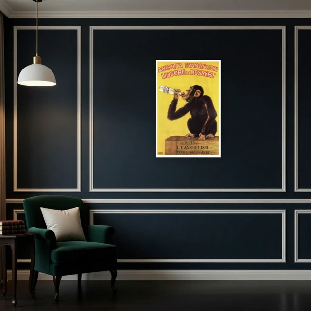 Alt view image 4 of 4 - Liquore Da Dessert Anisetta Art Poster Print (24x36)