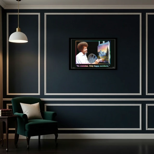 Alt view image 4 of 4 - Bob Ross Accidents Poster Print (34 x 22)