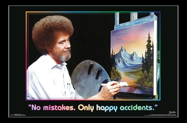 Alt view image 2 of 4 - Bob Ross Accidents Poster Print (34 x 22)