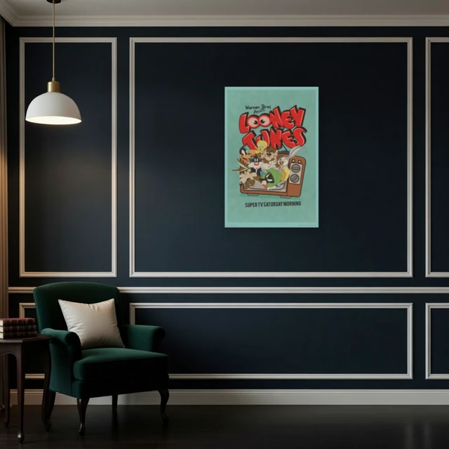 Alt view image 4 of 4 - Looney Tunes TV Poster Print - Classic Cartoon Art
