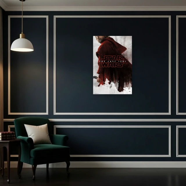Alt view image 4 of 4 - Star Wars: The Last Jedi - Red Luke Poster Print