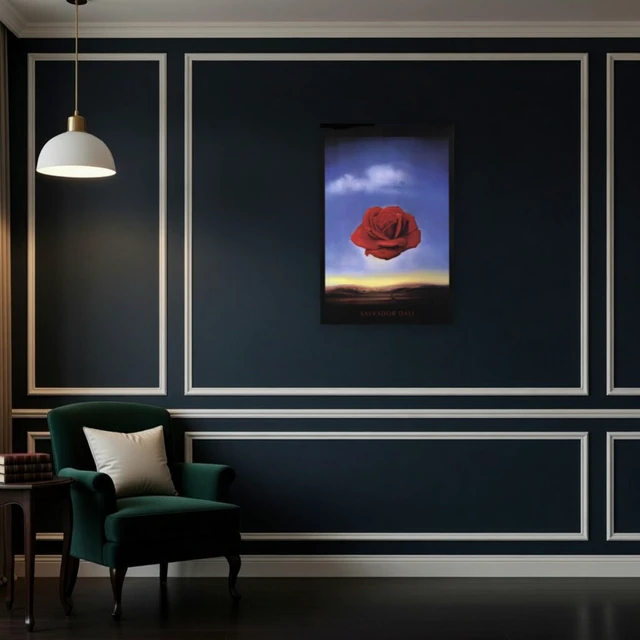 Alt view image 4 of 4 - Meditative Rose Art Print by Salvador Dali - 24x36