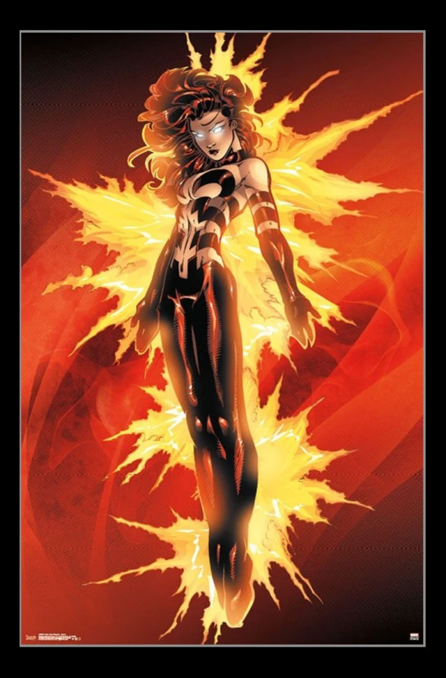 Alt view image 2 of 4 - X-Men Dark Phoenix Burst Poster Print