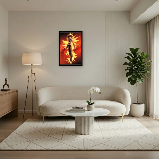 Alt view image 3 of 4 - X-Men Dark Phoenix Burst Poster Print