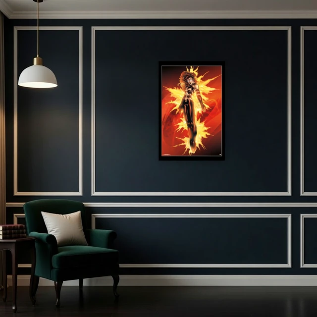 Alt view image 4 of 4 - X-Men Dark Phoenix Burst Poster Print