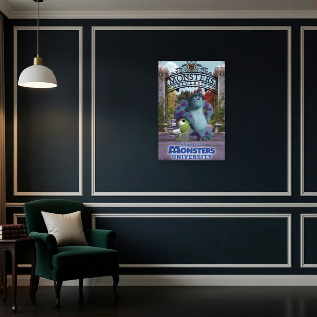 Alt view image 4 of 4 - Monsters University Campus Poster Print - 24x36