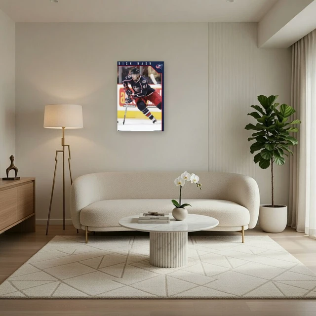Alt view image 3 of 4 - Columbus Blue Jackets Rick Nash Poster Print