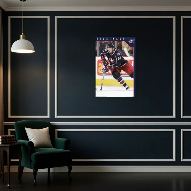 Alt view image 4 of 4 - Columbus Blue Jackets Rick Nash Poster Print