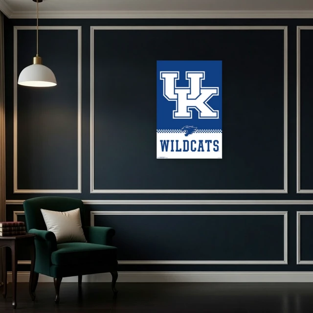 Alt view image 4 of 4 - University of Kentucky Logo Wall Art Poster Print