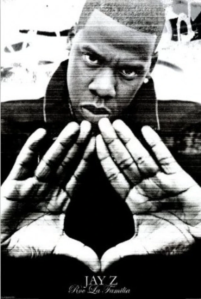 Alt view image 2 of 4 - Jay Z Hands Poster - Iconic Music Art Print