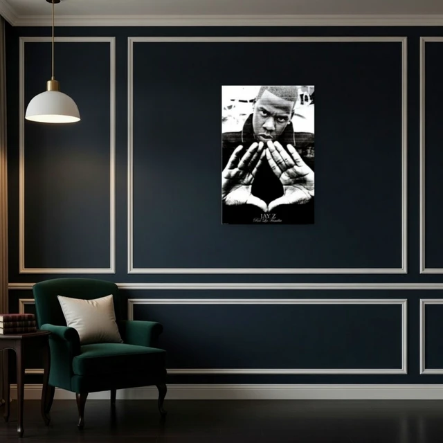 Alt view image 4 of 4 - Jay Z Hands Poster - Iconic Music Art Print