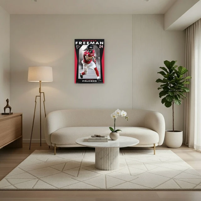 Alt view image 3 of 4 - Devonta Freeman Atlanta Falcons Poster Print - 22x34