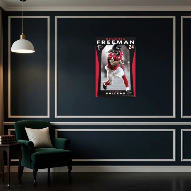 Alt view image 4 of 4 - Devonta Freeman Atlanta Falcons Poster Print - 22x34