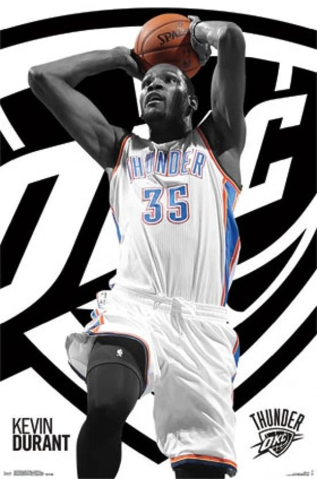 Main image of Kevin Durant Oklahoma City Thunder Poster Print
