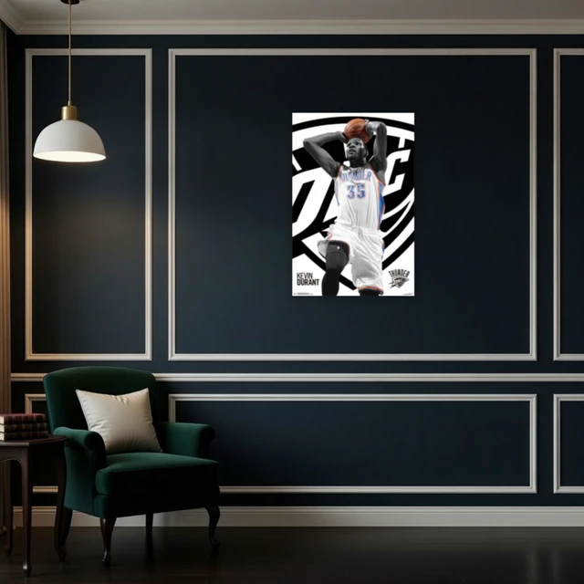 Alt view image 4 of 4 - Kevin Durant Oklahoma City Thunder Poster Print