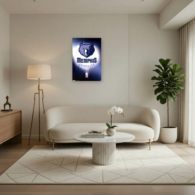 Alt view image 3 of 4 - Memphis Grizzlies 2011 Logo Poster Print