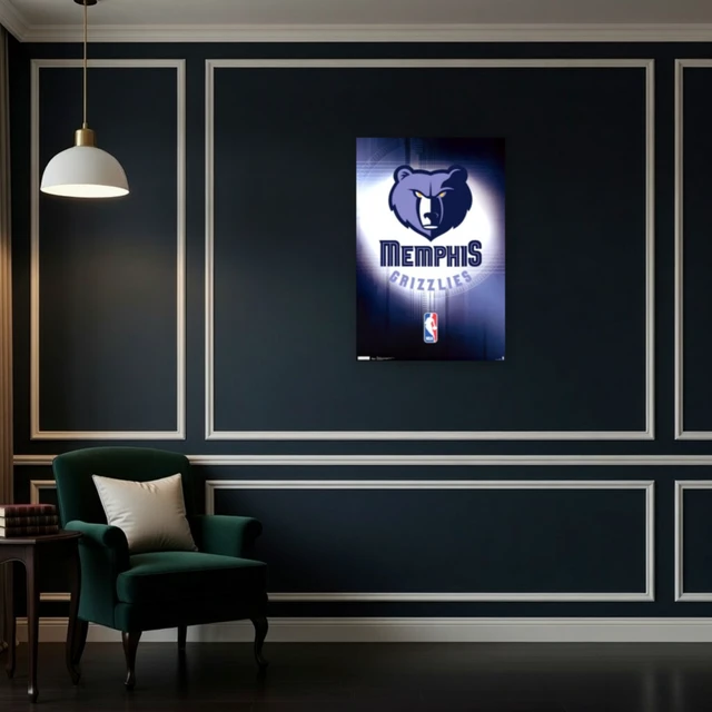Alt view image 4 of 4 - Memphis Grizzlies 2011 Logo Poster Print