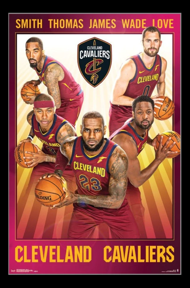 Alt view image 2 of 4 - Cleveland Cavaliers Team Poster Print - Perfect for Fans