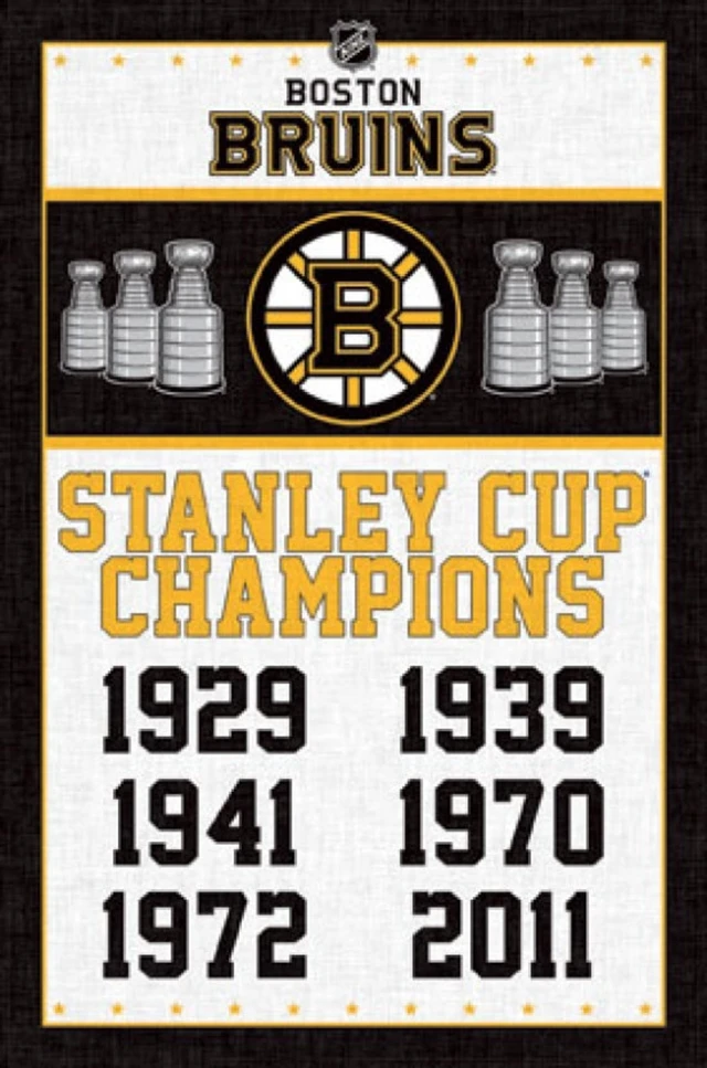Alt view image 2 of 4 - Boston Bruins Champions Poster Print - Celebrate the Victory!