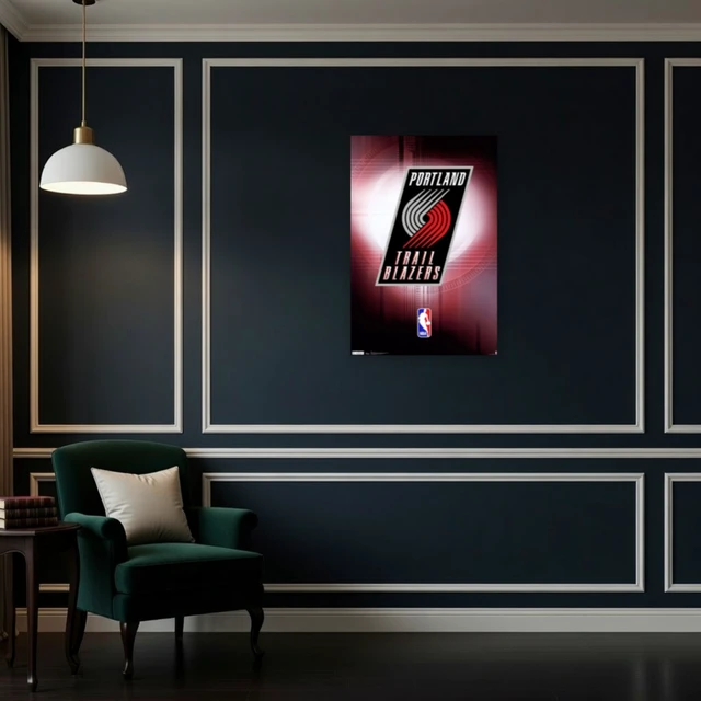 Alt view image 4 of 4 - Trailblazers Logo Poster Print - 24x36