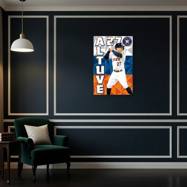 Alt view image 4 of 4 - Houston Astros Jos Altuve 2015 Poster Print