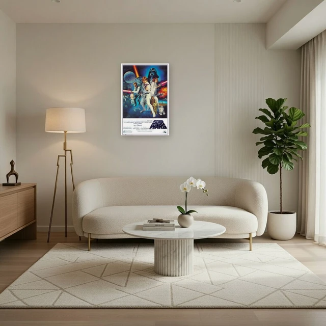 Alt view image 3 of 4 - Star Wars Poster Print - Iconic Sci-Fi Artwork (24x36)