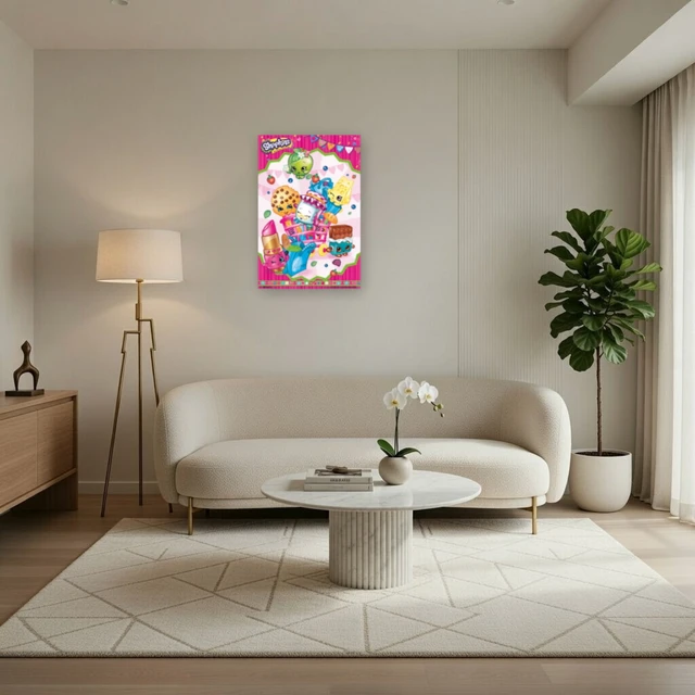 Alt view image 3 of 4 - Shopkins Cart Poster Print - Colorful Fun for Your Space