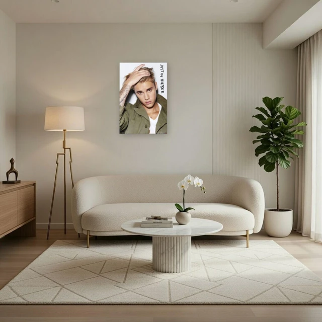Alt view image 3 of 4 - Justin Bieber Eyes Poster Print - 22 x 34