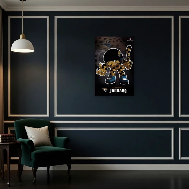 Alt view image 4 of 4 - Jacksonville Jaguars Rusher 2013 Poster Print