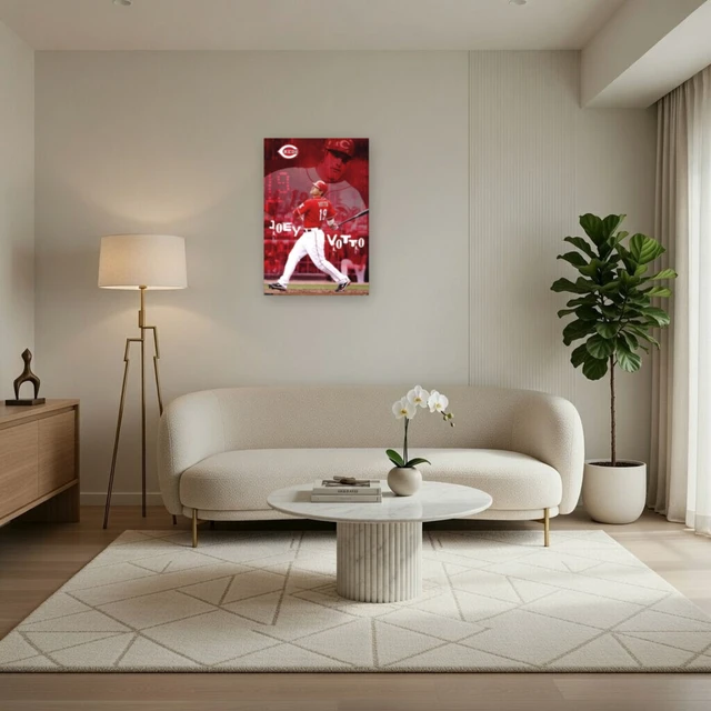 Alt view image 3 of 4 - Reds - J Votto Poster Print (24x36)