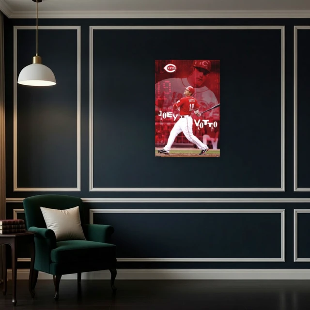 Alt view image 4 of 4 - Reds - J Votto Poster Print (24x36)