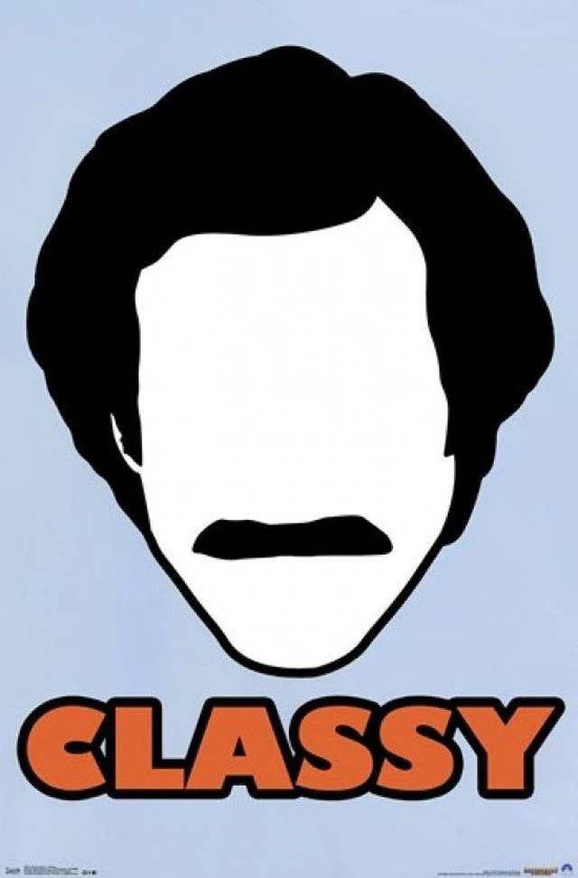 Main image of Anchorman 2: The Legend Continues Classy Poster Print