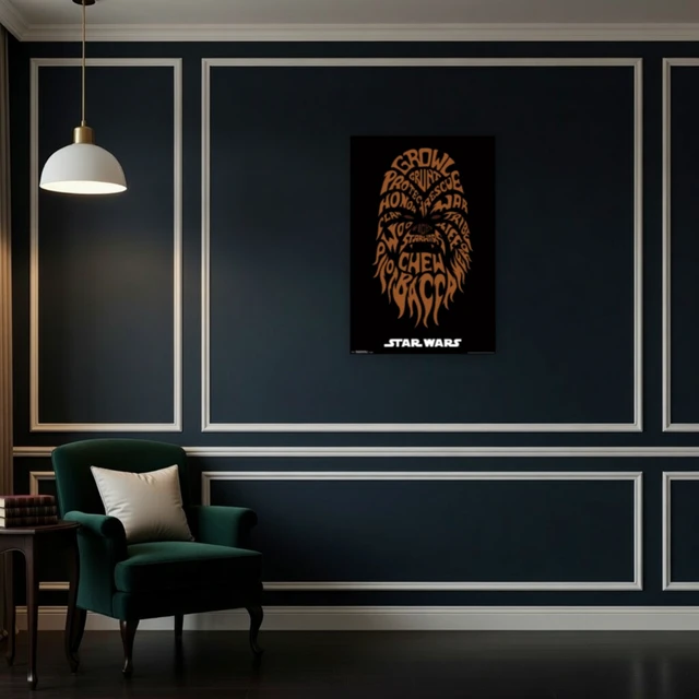 Alt view image 4 of 4 - Star Wars Chewbacca Poster Print - 24x36