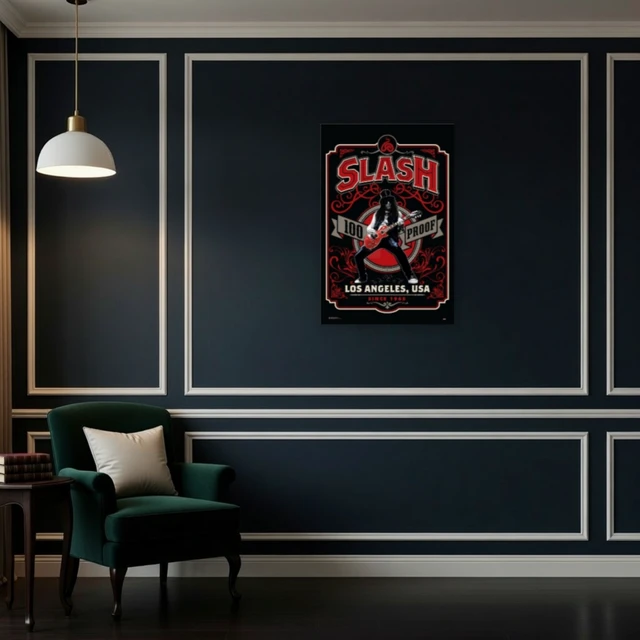 Alt view image 4 of 4 - Slash LA Los Angeles Poster - Art Print