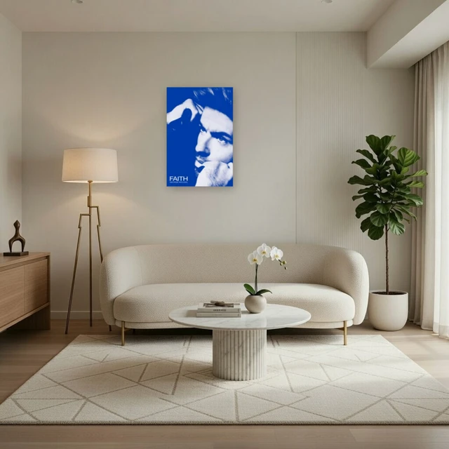 Alt view image 3 of 4 - George Michael Faith Poster - Iconic Music Art Print