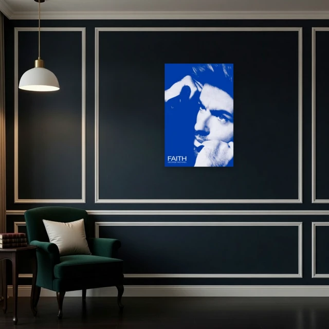Alt view image 4 of 4 - George Michael Faith Poster - Iconic Music Art Print