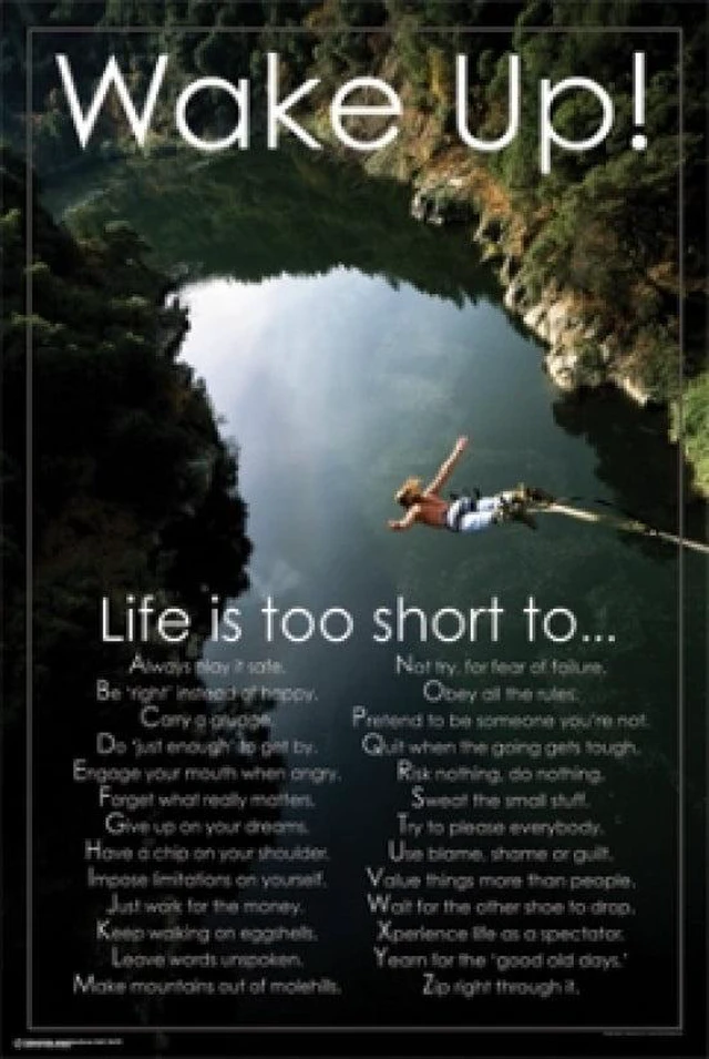 Main image of WAKE UP Motivational Poster Print - Available in Multiple Sizes