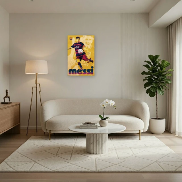 Alt view image 3 of 4 - FC Barcelona Lionel Messi Poster Print - 22x34