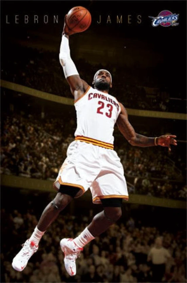 Main image of Cleveland Cavaliers LeBron James 2014 Poster Print