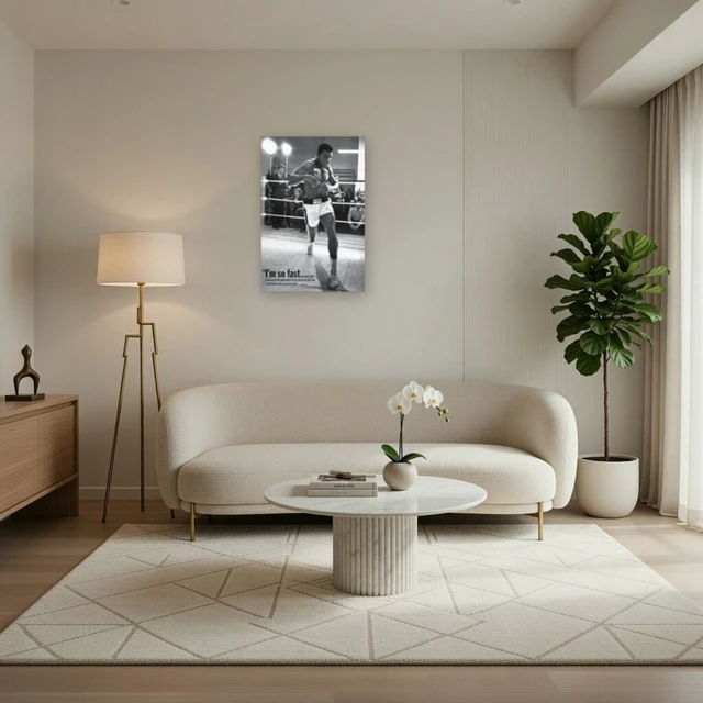Alt view image 3 of 4 - Muhammad Ali Poster - Iconic Sports Legend Art Print